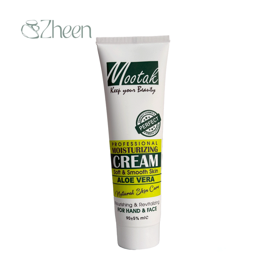 کرم مرطوب کننده دست و صورت حاوی عصاره آلوورا  90میل موتاک